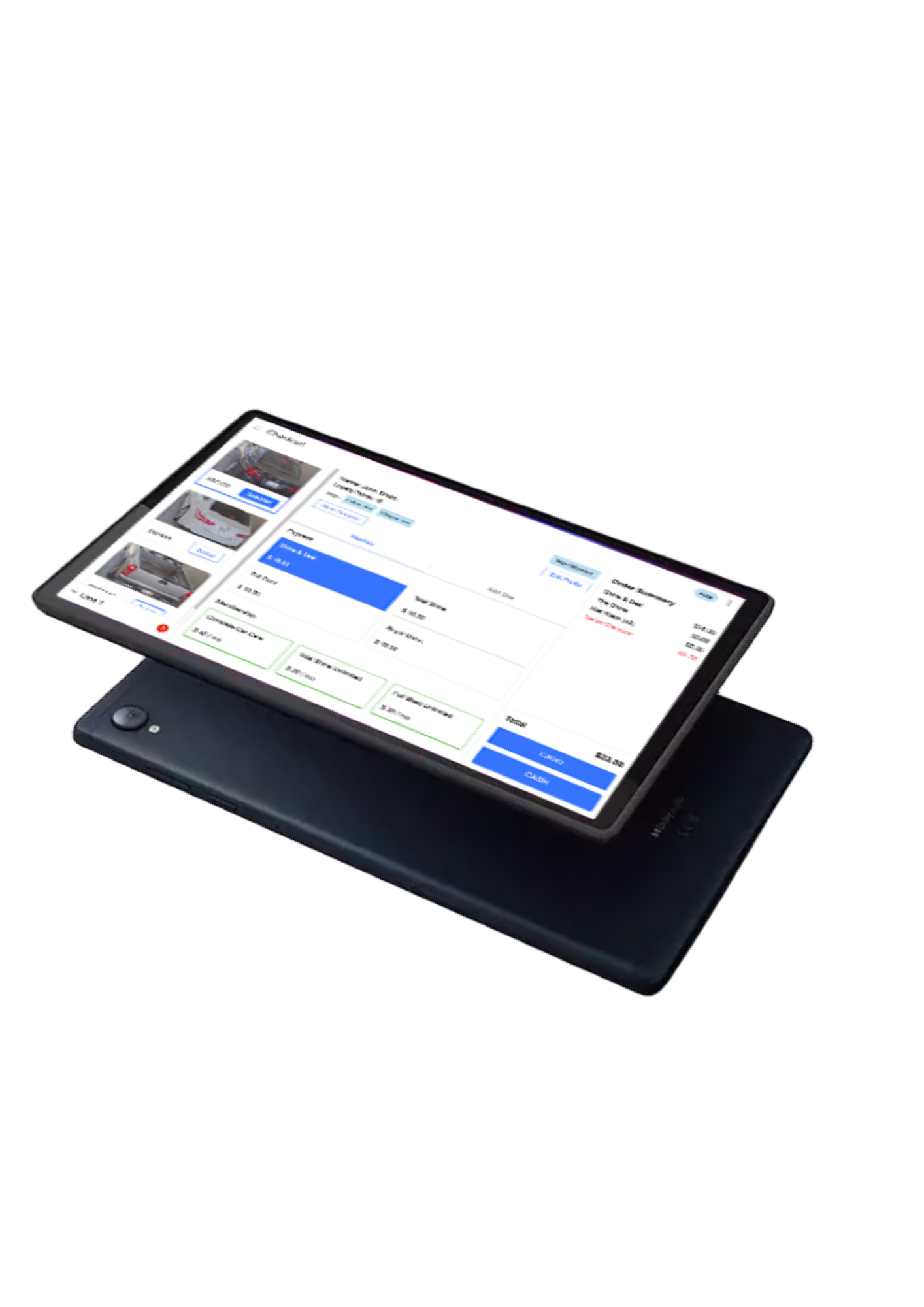 FlexWash Tablet POS device